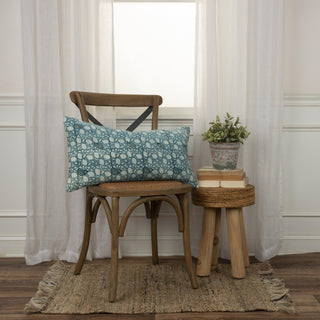 Rizzy Pillows T20020 Teal Edge Image