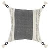 Rizzy Pillows T20027 Black/White main image