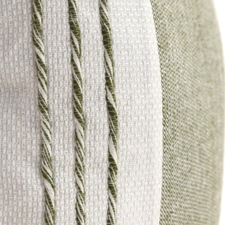 Rizzy Pillows T20028 Green/White Corner Image