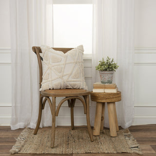 Rizzy Pillows T20066 Natural Edge Image