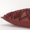 Rizzy Pillows T20067 Wine Detail Image