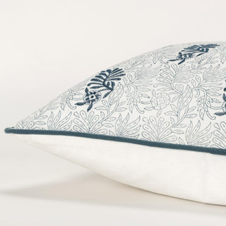 Rizzy Pillows T20069 Teal Detail Image