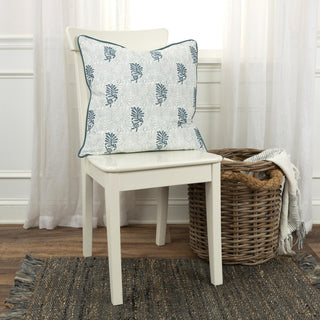 Rizzy Pillows T20069 Teal Edge Image