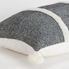 Rizzy Pillows T20077 Black Corner Image