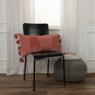 Rizzy Pillows T20080 Terra Cotta Edge Image