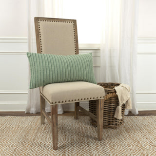 Rizzy Pillows T20189 Green Edge Image