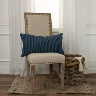 Rizzy Pillows T20191 Teal Edge Image