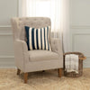 Rizzy Pillows T20462 Navy Room Image Feature