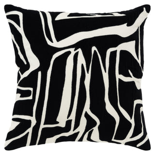 Rizzy Pillows T20464 Ivory/Black Main Image