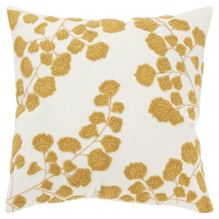 Rizzy Pillows T20587 Ivory/Yellow Main Image
