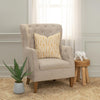 Rizzy Pillows T21497 Ivory/Gold Room Image Feature