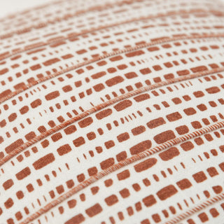 Rizzy Pillows T21499 Ivory/Terra Cotta Corner Image