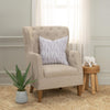 Rizzy Pillows T21500 Ivory/Soft Violet Room Image Feature