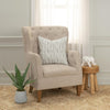 Rizzy Pillows T21501 Ivory/Grey Room Image Feature