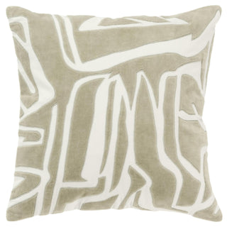 Rizzy Pillows T21511 Ivory / Green Main Image