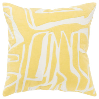 Rizzy Pillows T21512 Ivory / Yellow Main Image