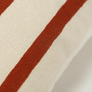 Rizzy Pillows T21515 Terra Cotta/White Angle Image