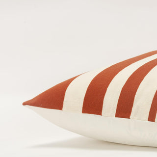 Rizzy Pillows T21515 Terra Cotta/White Edge Image