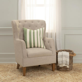 Rizzy Pillows T21516 Green/White Room Image Feature