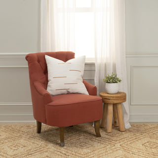 Rizzy Pillows T21521 Ivory/Camel Room Image Feature
