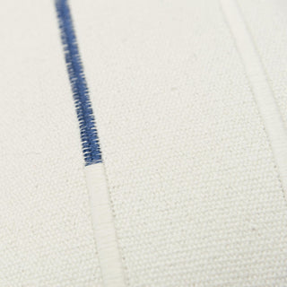 Rizzy Pillows T21522 Ivory/Deep Dark Blue Corner Image