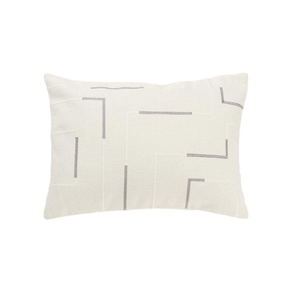 Rizzy Pillows T21523 Ivory/Silver main image