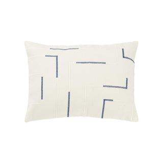 Rizzy Pillows T21525 Ivory/Deep Dark Blue main image