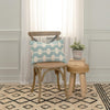Rizzy Pillows T21530 Teal Room Image Feature