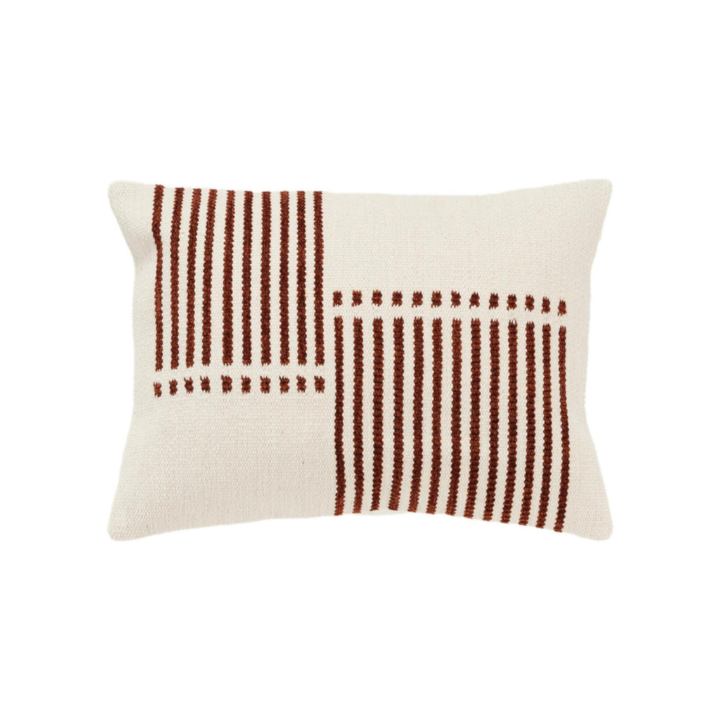 Rizzy Pillows T21536 Natural/Terra Cotta main image