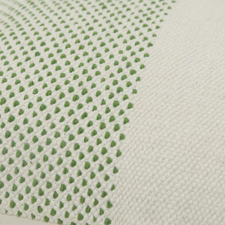 Rizzy Pillows T21543 Natural/Grass Green Angle Image