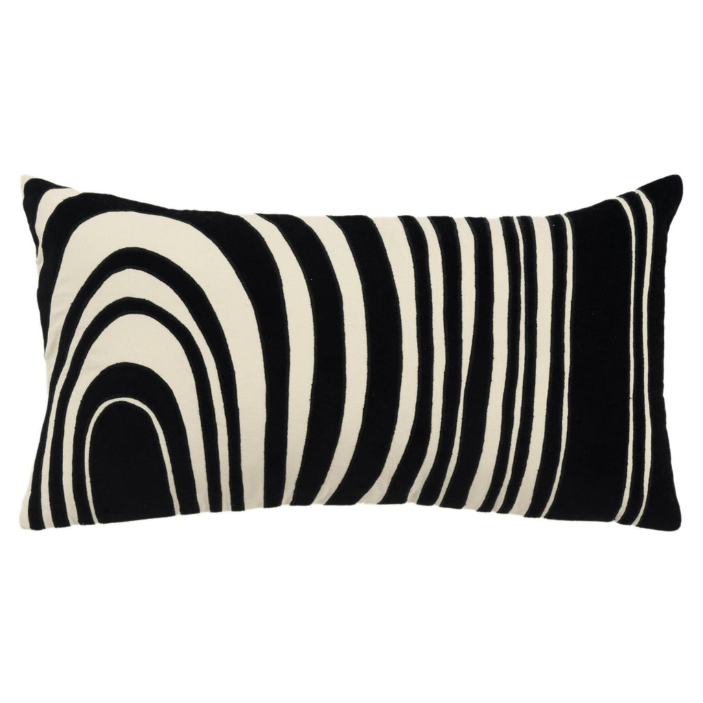Rizzy Pillows T21587 Black / Natural main image