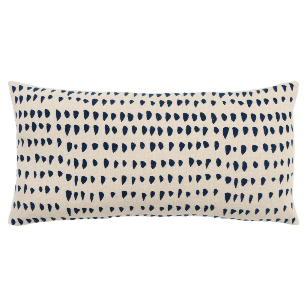 Rizzy Pillows T21604 Natural/Deep Dark Blue main image