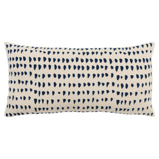 Rizzy Pillows T21604 Natural/Deep Dark Blue main image