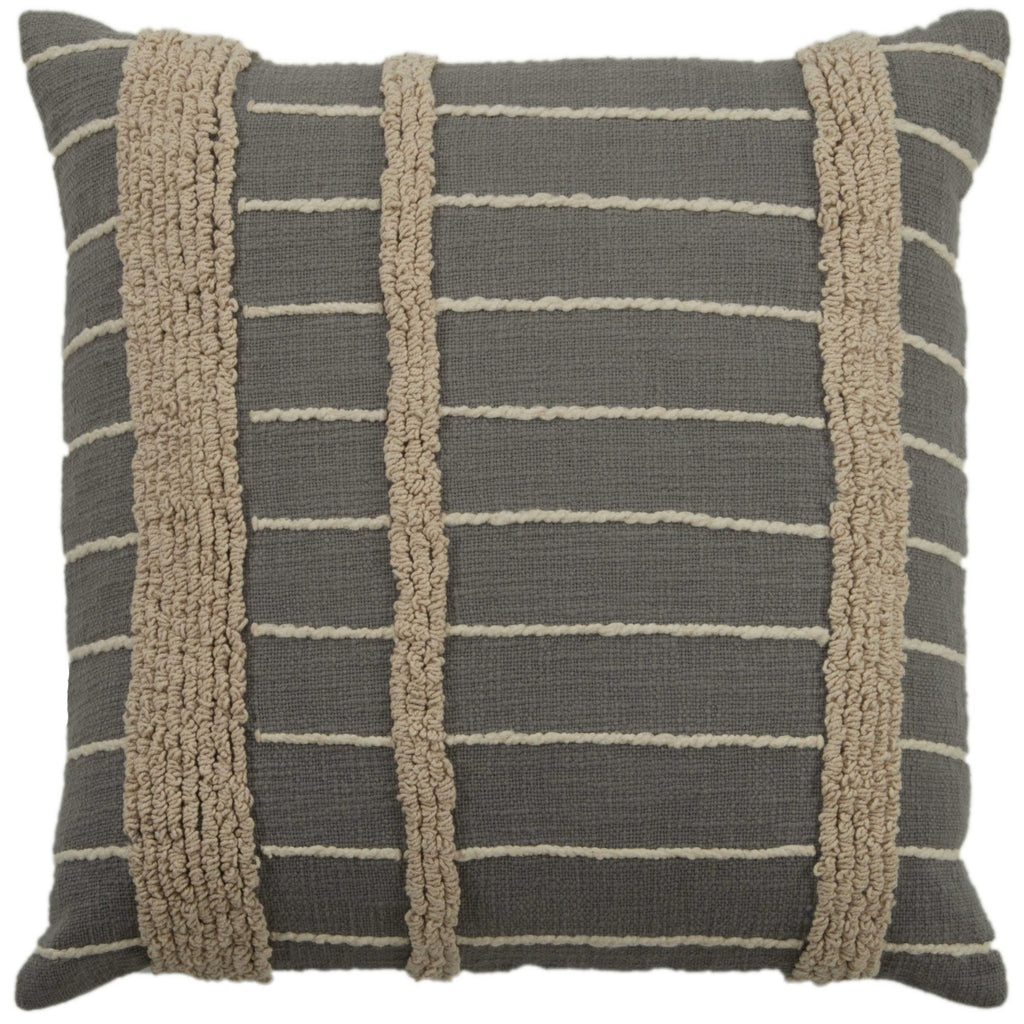 Rizzy Pillows T22226 Grey/Natural main image