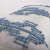 Rizzy Pillows T22303 Natural/Blue Corner Image