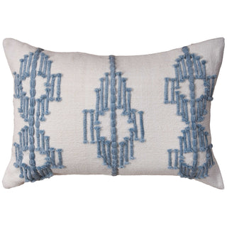 Rizzy Pillows T22303 Natural/Blue Main Image