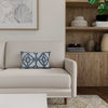 Rizzy Pillows T22306 Natural/Blue Edge Image