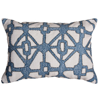 Rizzy Pillows T22306 Natural/Blue Main Image