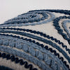 Rizzy Pillows T22307 Natural/Blue Corner Image