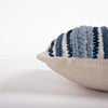 Rizzy Pillows T22307 Natural/Blue Detail Image