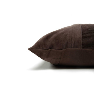 Rizzy Pillows T22405 Chocolate Detail Image