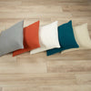 Rizzy Pillows T22414 Teal Room Image Feature