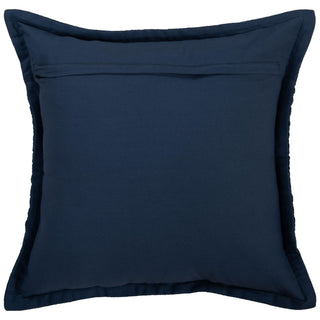 Rizzy Pillows T22435 Deep Dark Blue Room Image Feature
