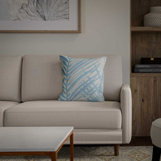 Rizzy Pillows T22484 Ivory/Blue Edge Image