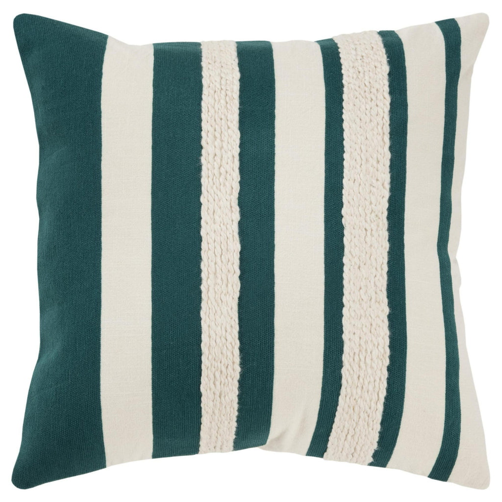 Rizzy Pillows T22517 Natural / Teal main image