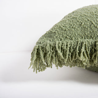 Rizzy Pillows T22651 Dusty Green Detail Image