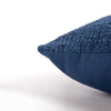 Rizzy Pillows T22661 Deep Dark Blue Detail Image
