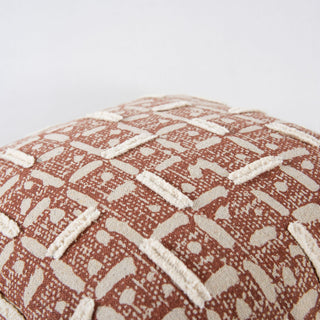 Rizzy Pillows T22966 Rust/ Natural Corner Image
