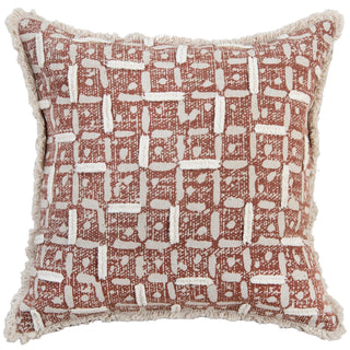 Rizzy Pillows T22966 Rust/ Natural Main Image