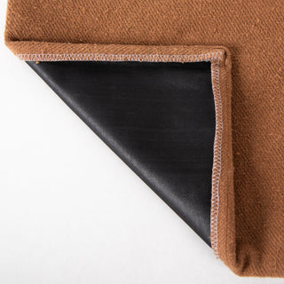 Rizzy Pillows T23410 Saddle Brown Detail Image